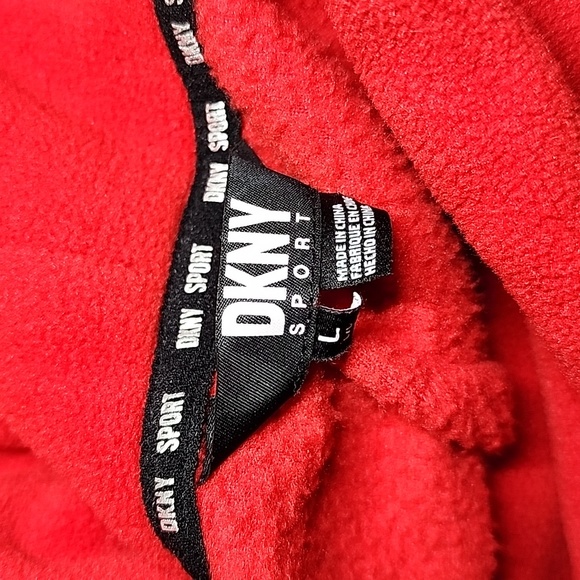 DKNY Women's Metallic Logo Hoodie /Size L - Picture 4 of 11